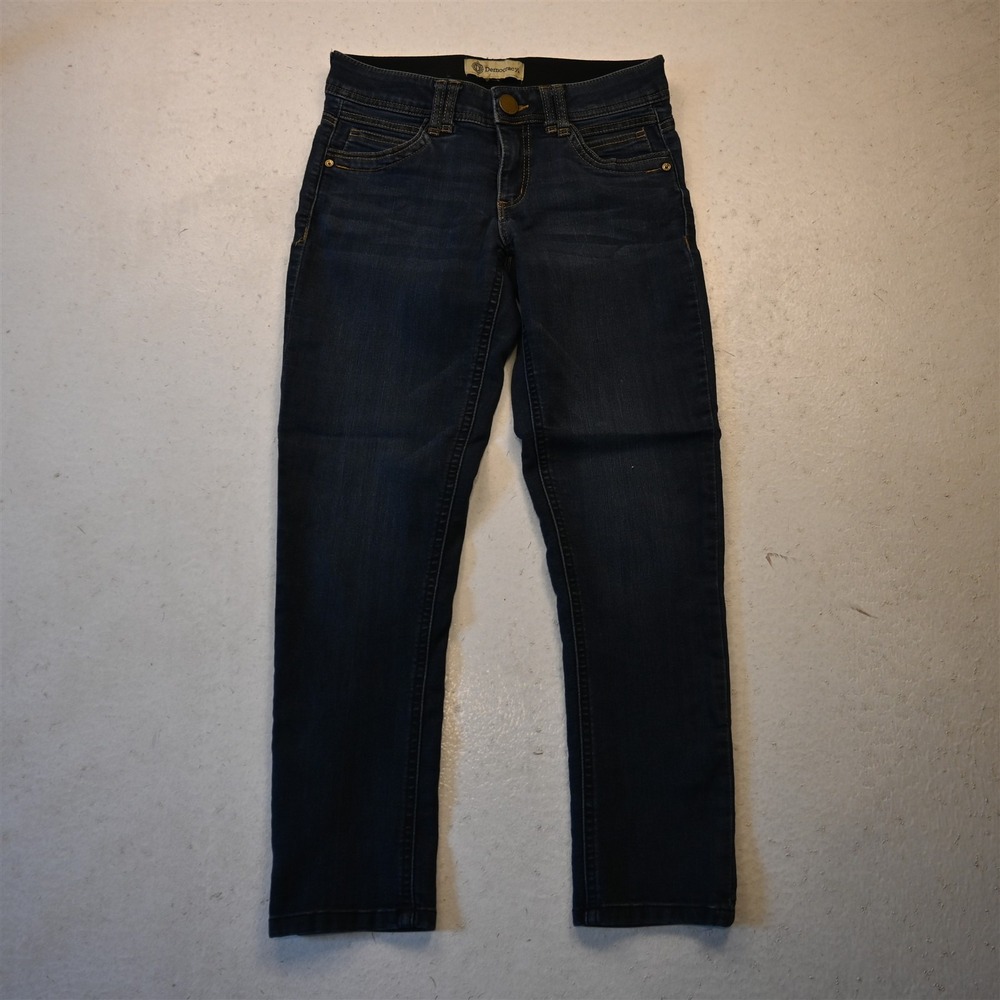 Democracy 2 Low Rise Skinny Dark Stretch Denim Womens Jeans
